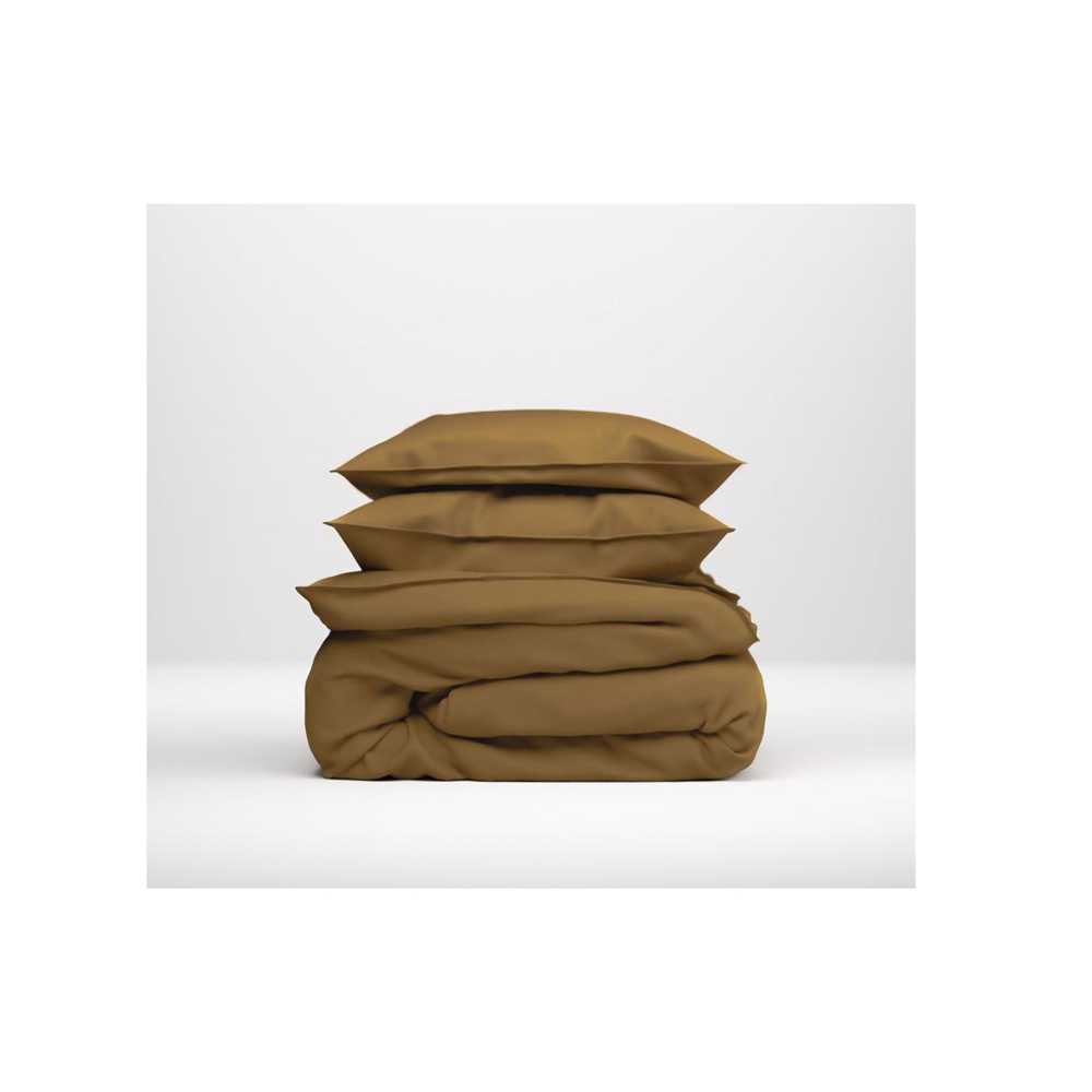 Zo!Home - Velluto cognac brown - Dekbedovertrek