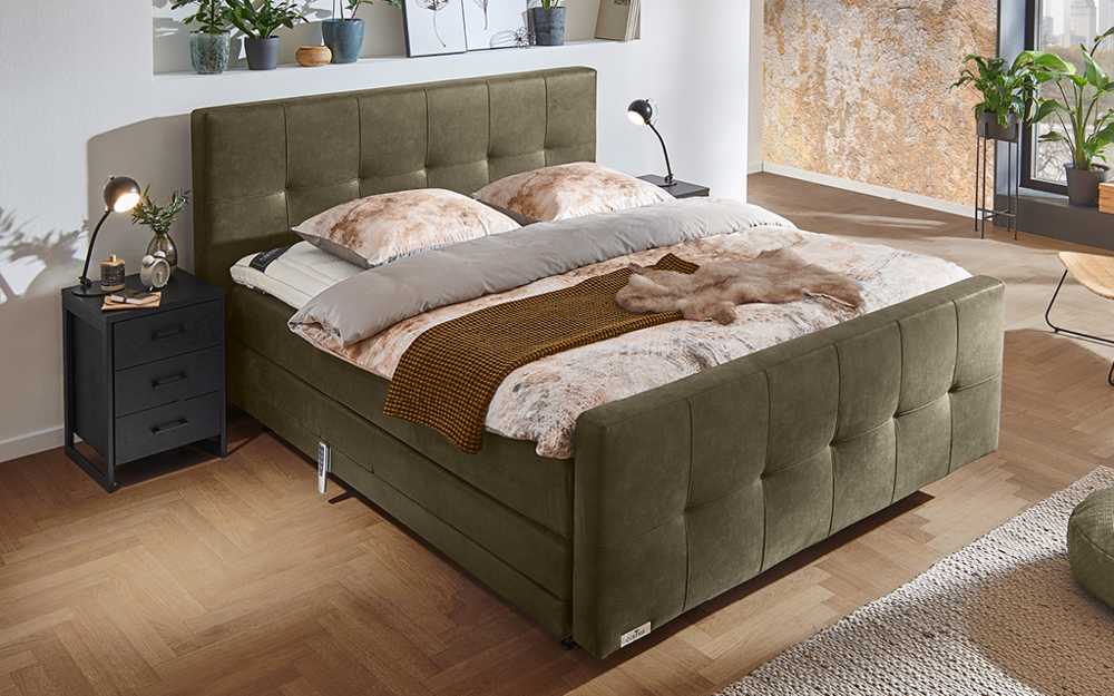 Caresse Boxspring 7010 elektrisch verstelbaar incl. voetbord Gold Collection