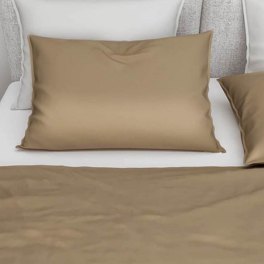 Zo!Home - Satinado praline brown Dekbedovertrek