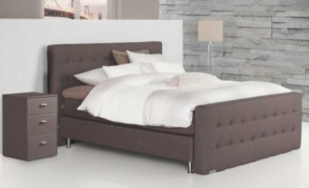 Caresse Boxspring 4860 vlak incl. voetbord Silver Collection