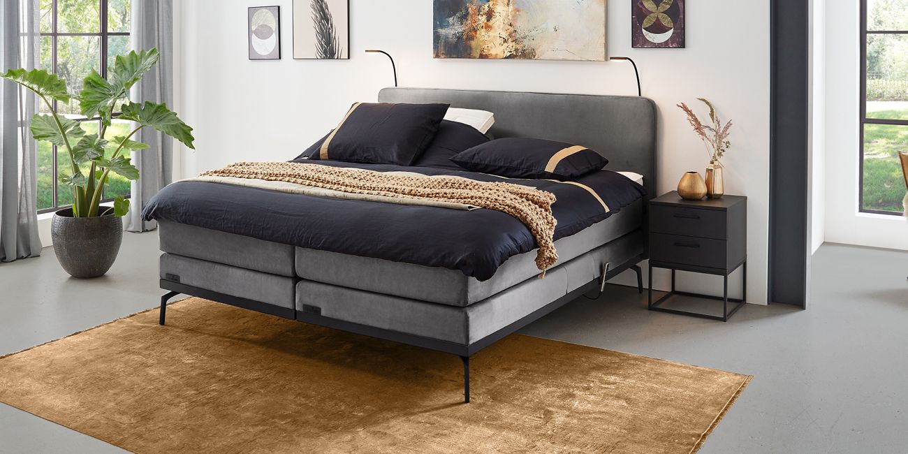 Caresse Boxspring 3000 elektrisch verstelbaar Jubileum Collectie