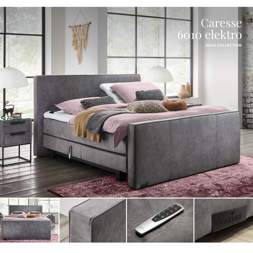 Caresse 6010 boxspring vlak met voetbord