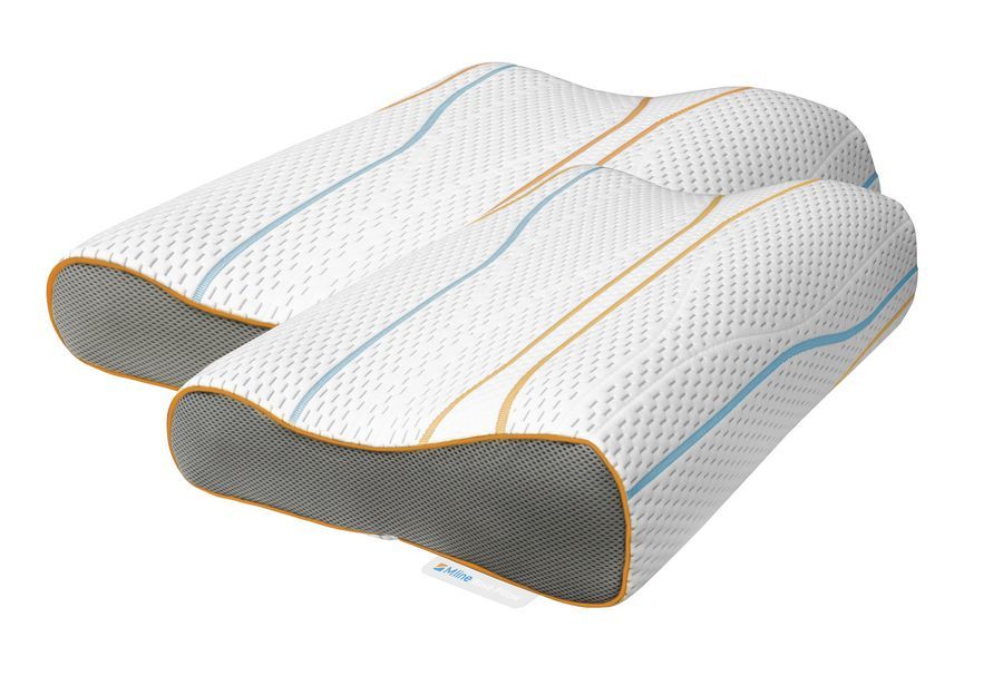 M Line Wave Pillow