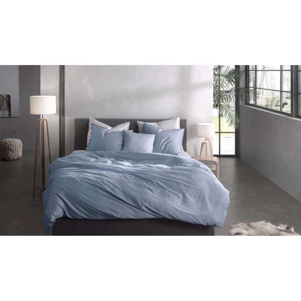Zo!Home - Satinado riviera blue - Dekbedovertrek