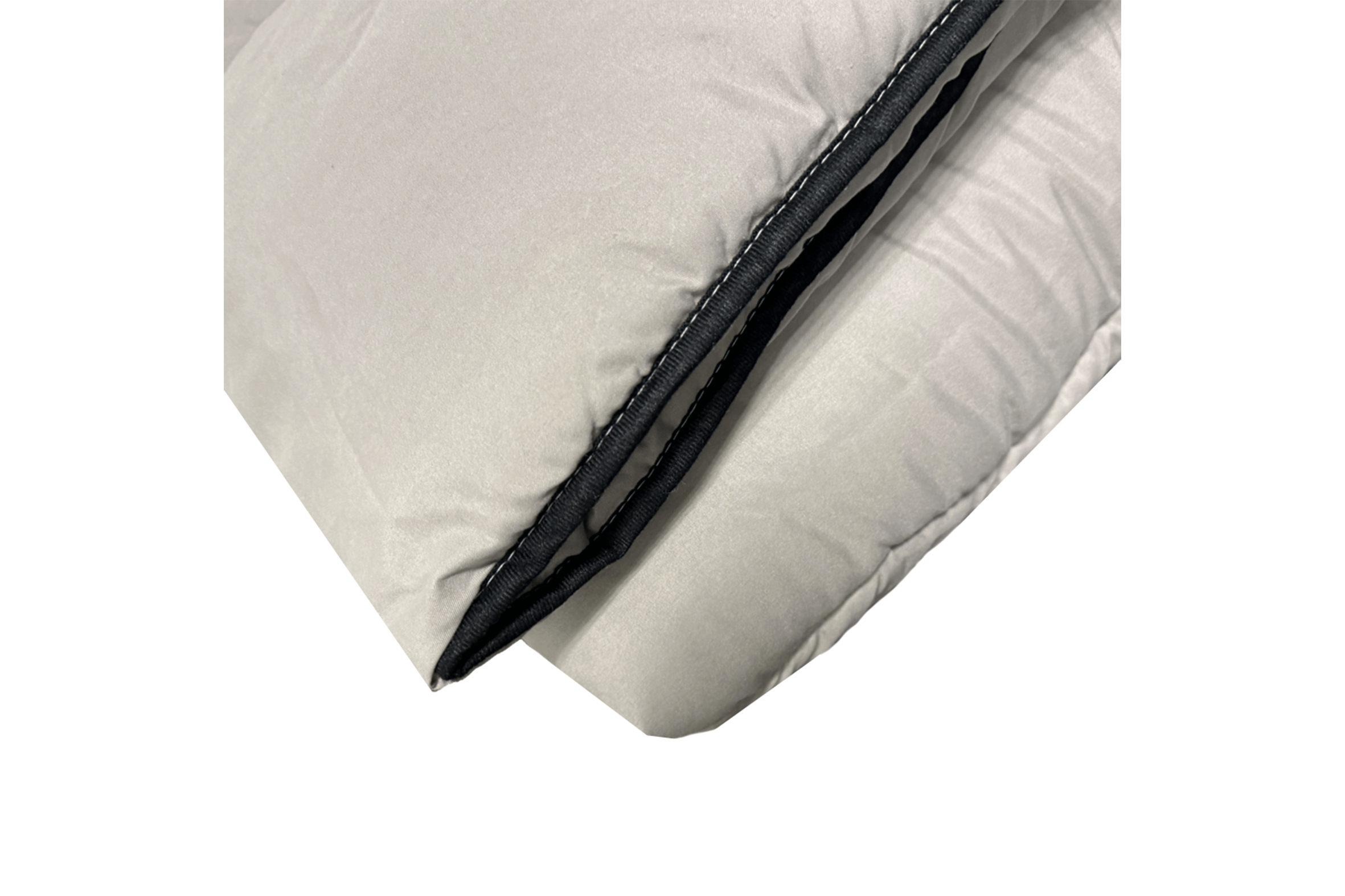 detailfoto wasbaar dekbed taupe