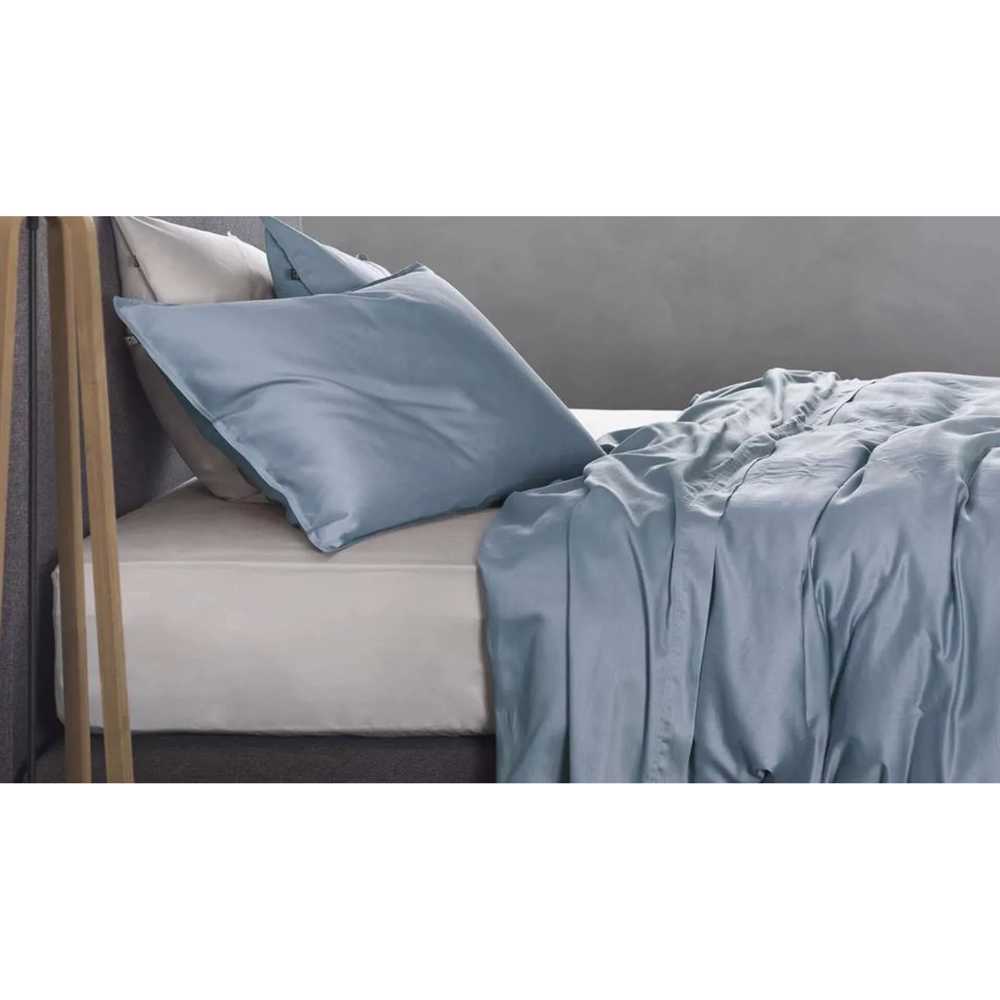 Zo!Home - Satinado riviera blue - Dekbedovertrek