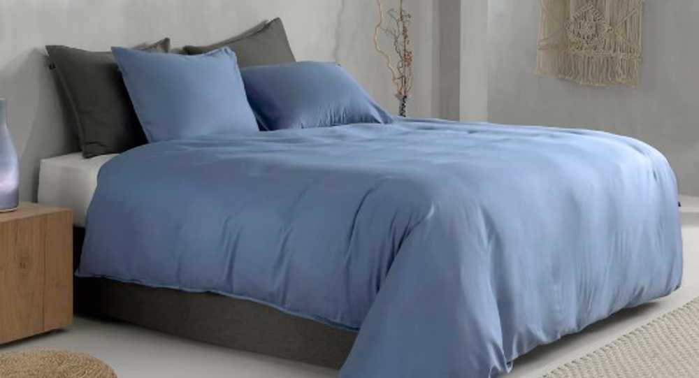 Zo!Home - Satinado riviera blue - Dekbedovertrek