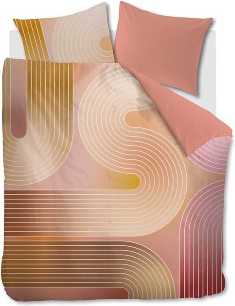 Beddinghouse Dutch Design -Curves Coral dekbedovertrek