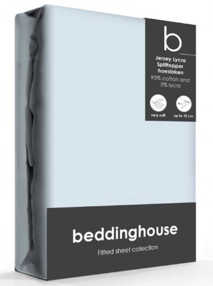 Beddinghouse Jersey Lycra Topperhoeslaken met split Beddinghouse Jersey Lycra Topperhoeslaken met split