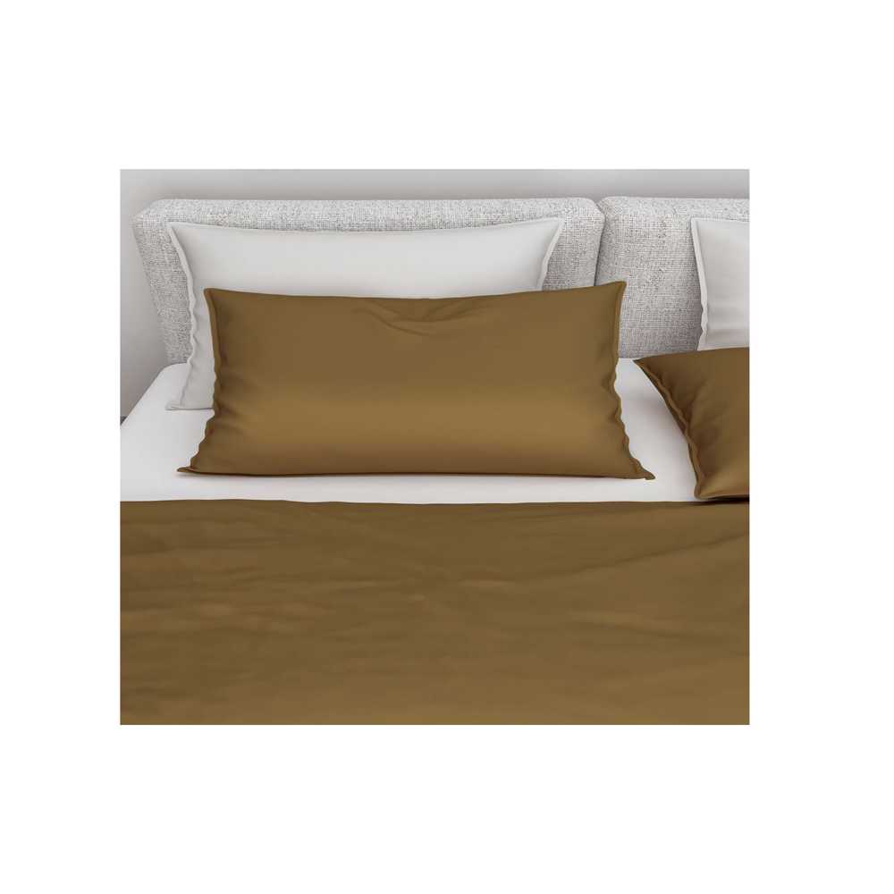 Zo!Home - Velluto cognac brown - Dekbedovertrek