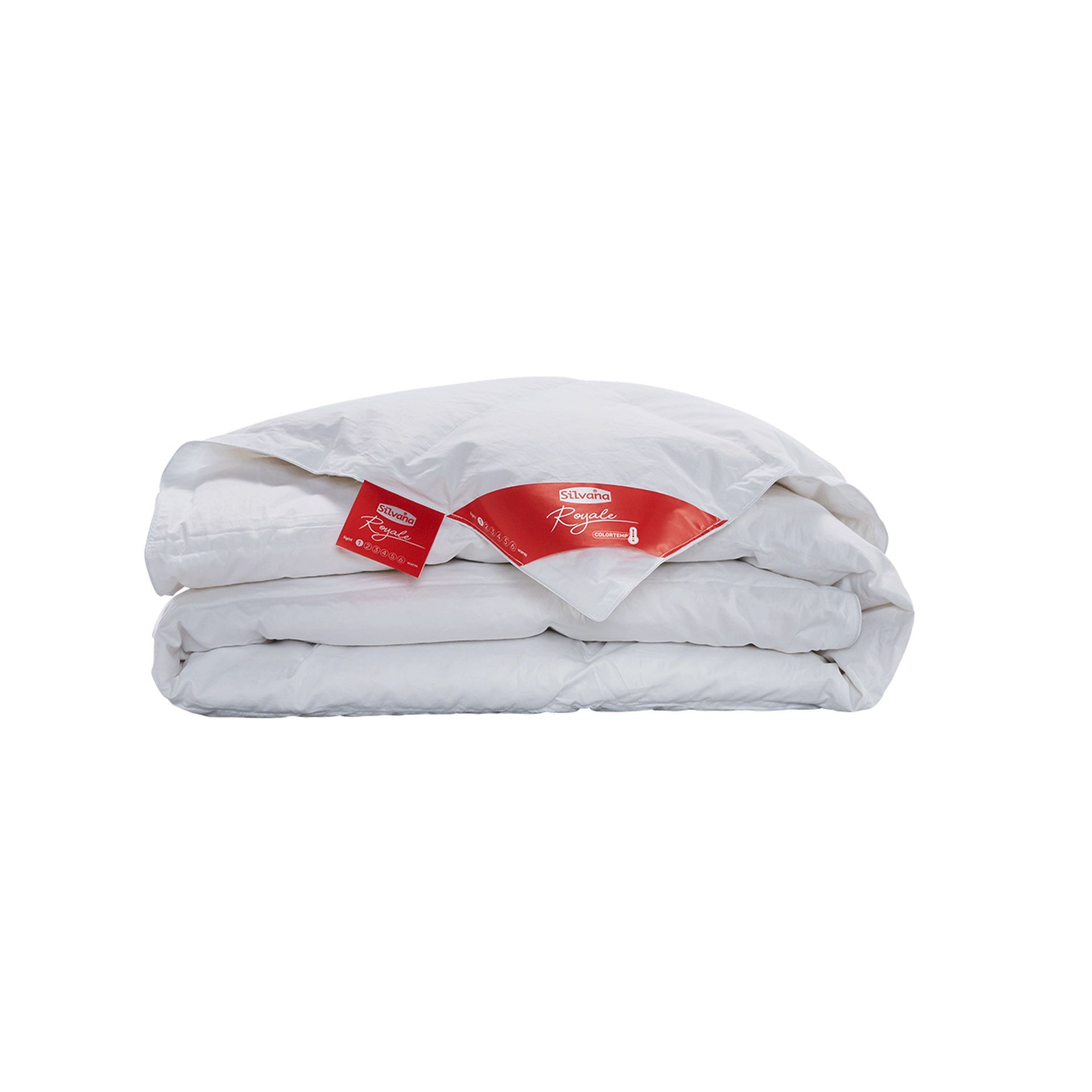 Licht donzen dekbed Silvana Royale Rood Silvana Royale Rood, extra licht dekbed