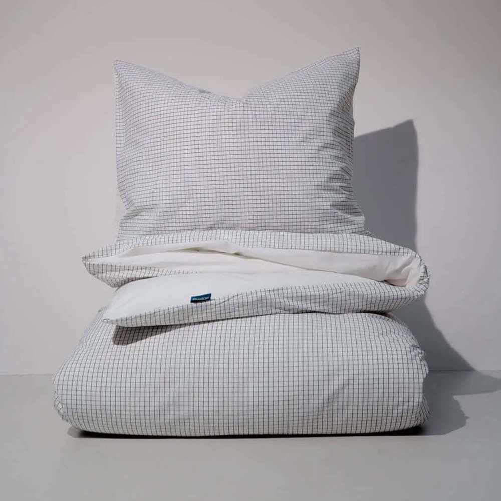 Auping - Casual squares pure white dekbedovertrek 