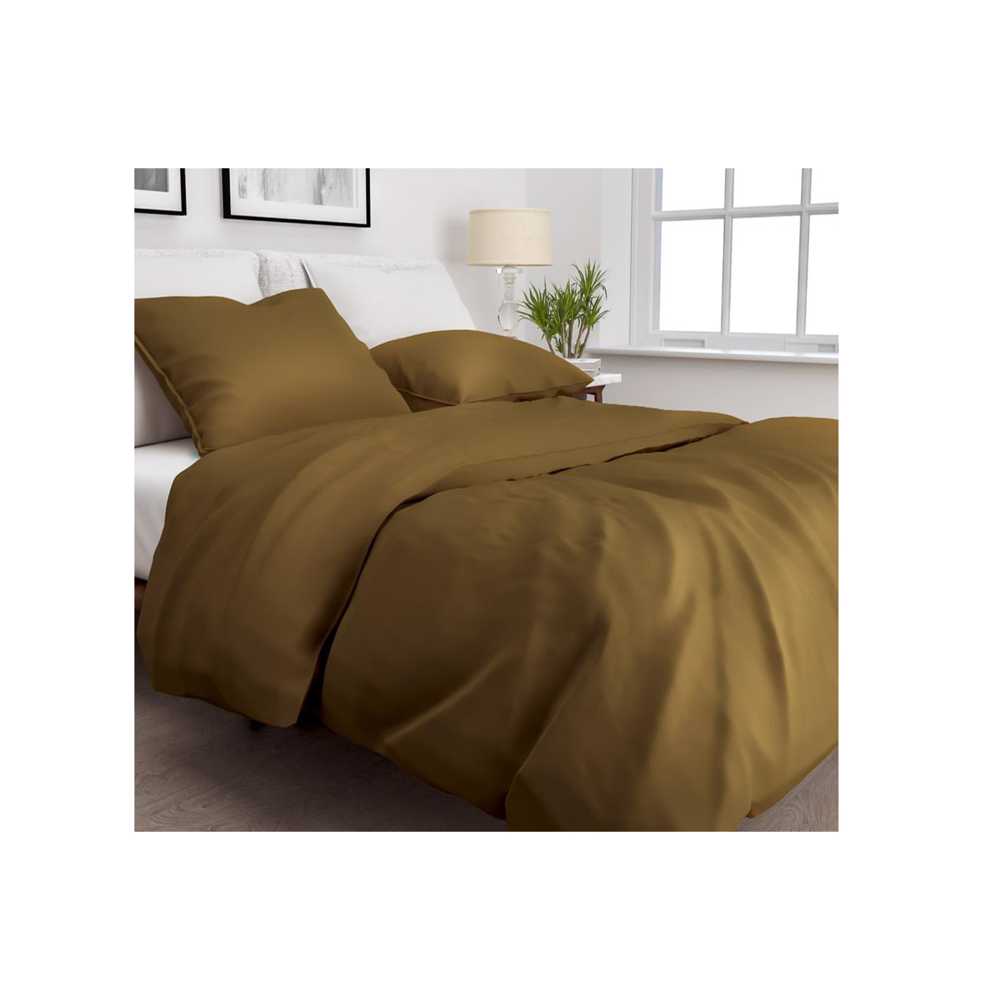 Zo!Home - Velluto cognac brown - Dekbedovertrek