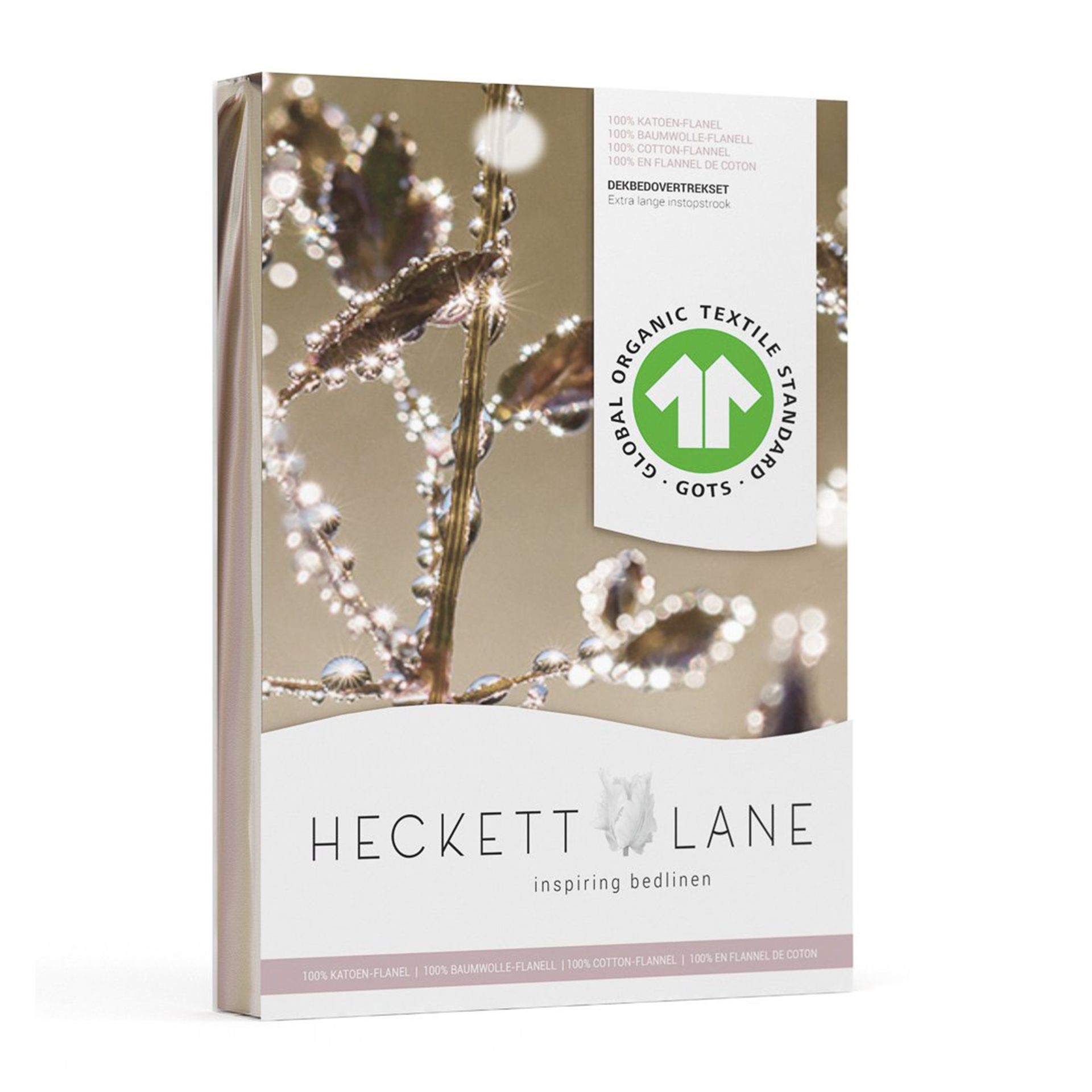 Heckettlane - Isabelle taupe Dekbedovertrek
