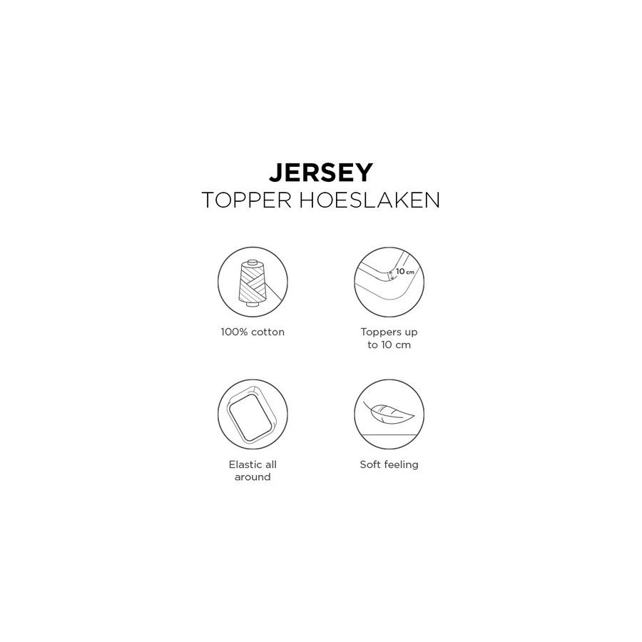 Beddinghouse Jersey Topperhoeslaken