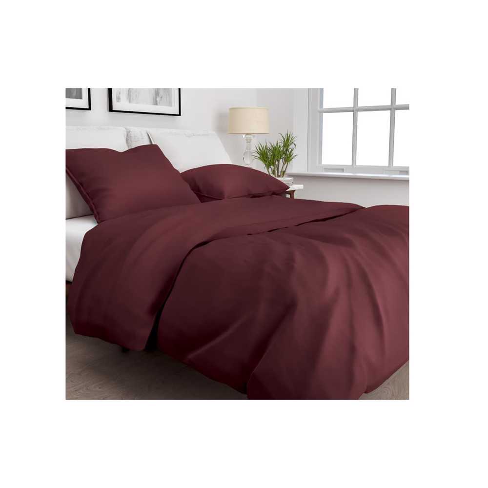 Zo!Home - Satinado spicy red - Dekbedovertrek