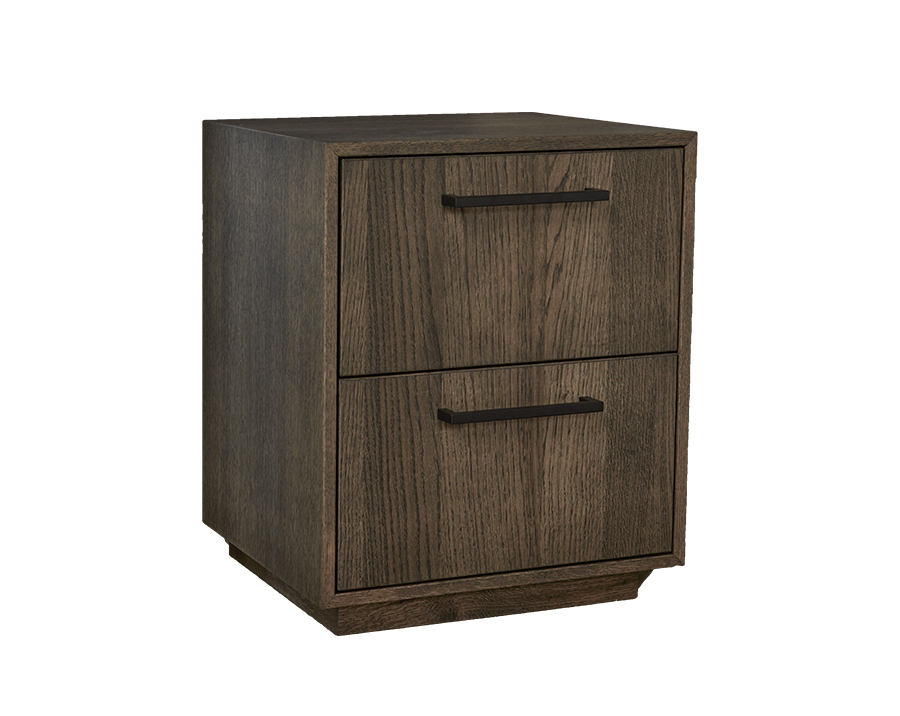 Serta Chateau Wood eiken nachtkastje