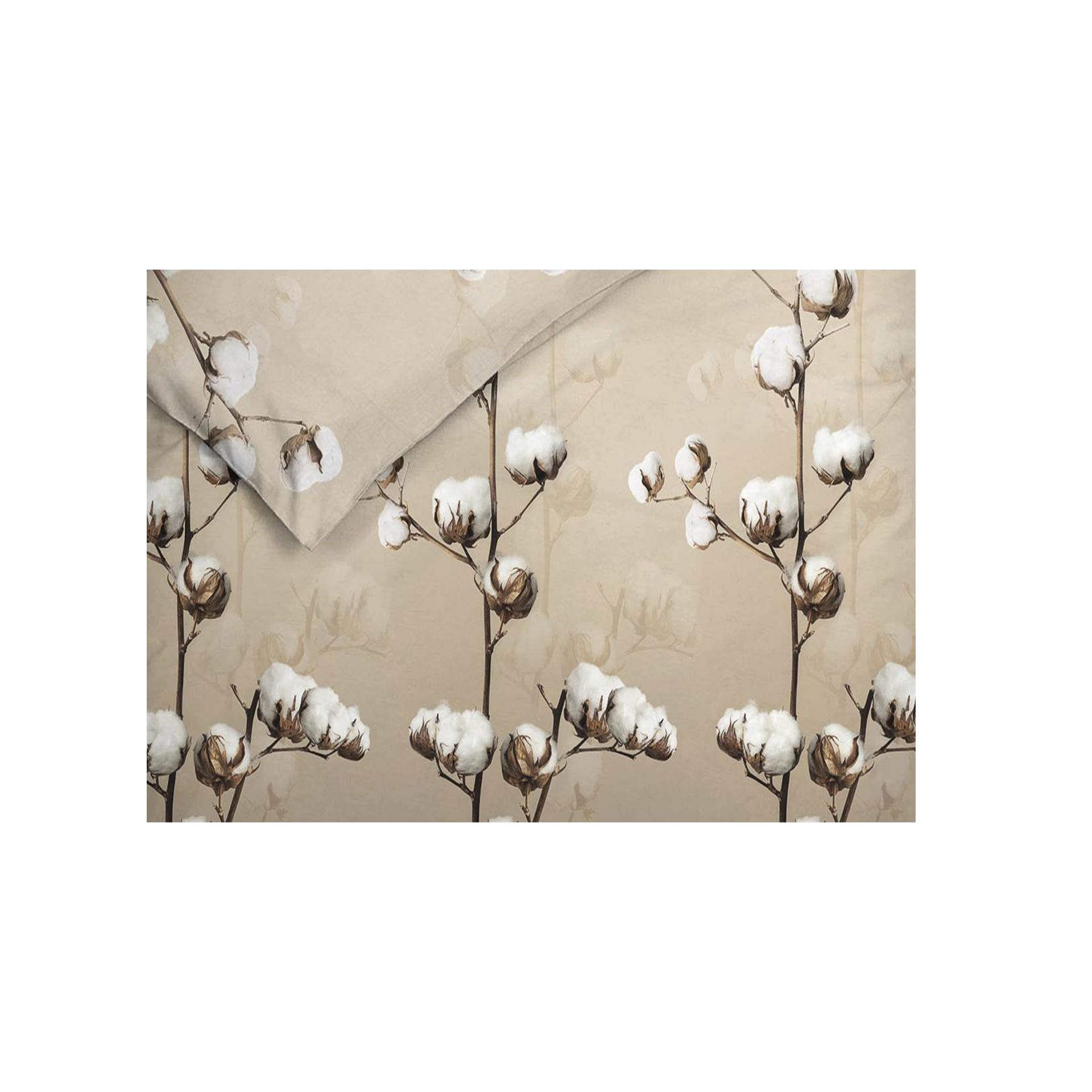 Heckettlane - Moos natural beige Dekbedovertrek