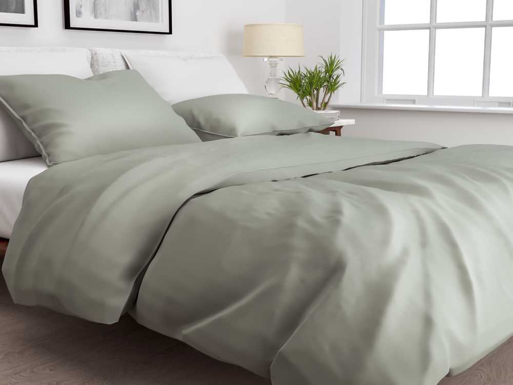 Zo!Home - Satinado iron grey - Dekbedovertrek