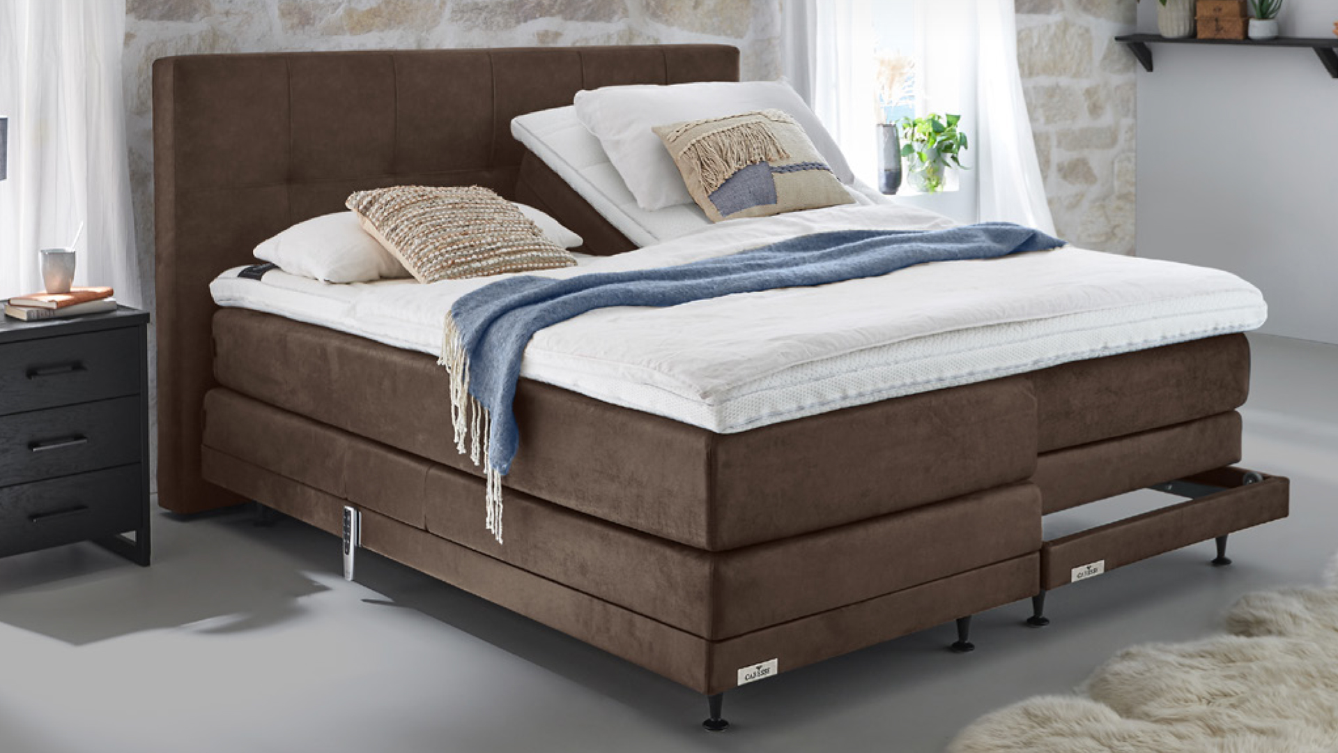 Caresse Boxspring Gold 7000 Elektrisch | Boonman bedden