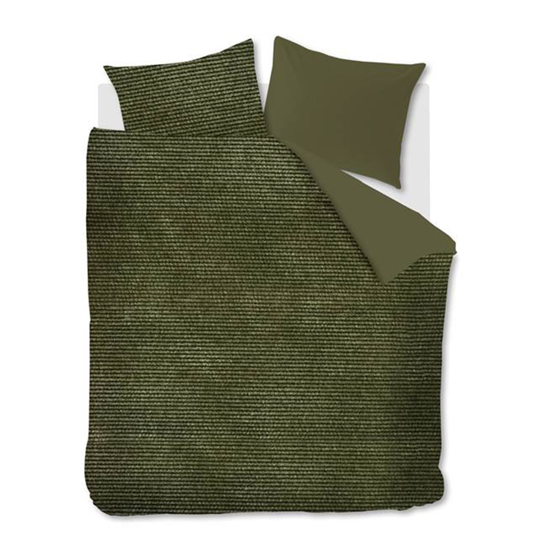 At Home by BeddingHouse - Cosy Corduroy Green dekb
