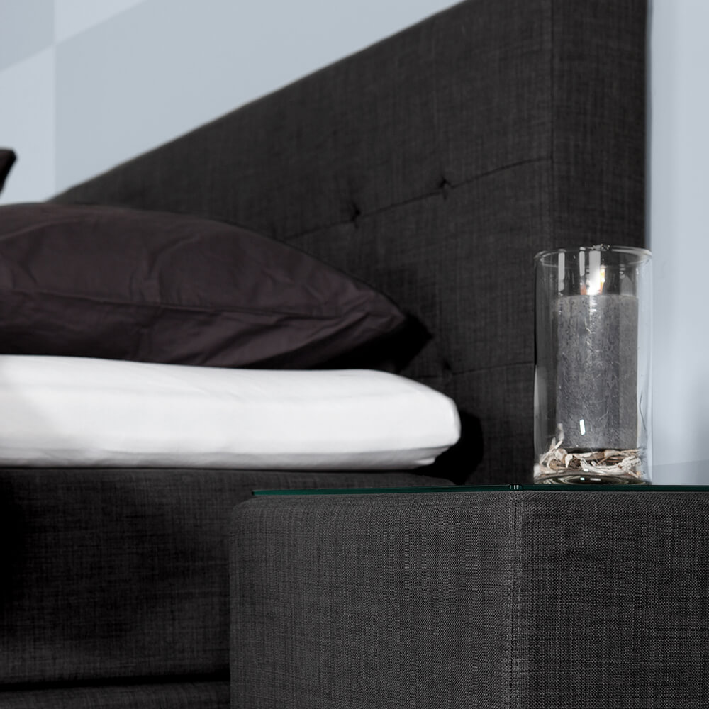 Comfortschuim topmatras 525 op Caresse Silver 4550 boxspring