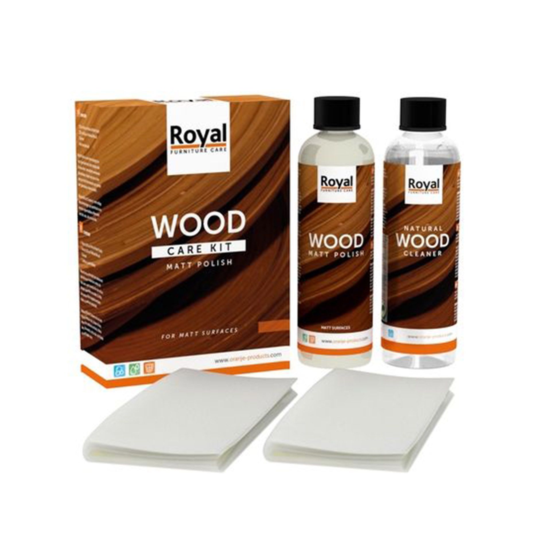 Matt Polish Wood Care Kit + Cleaner