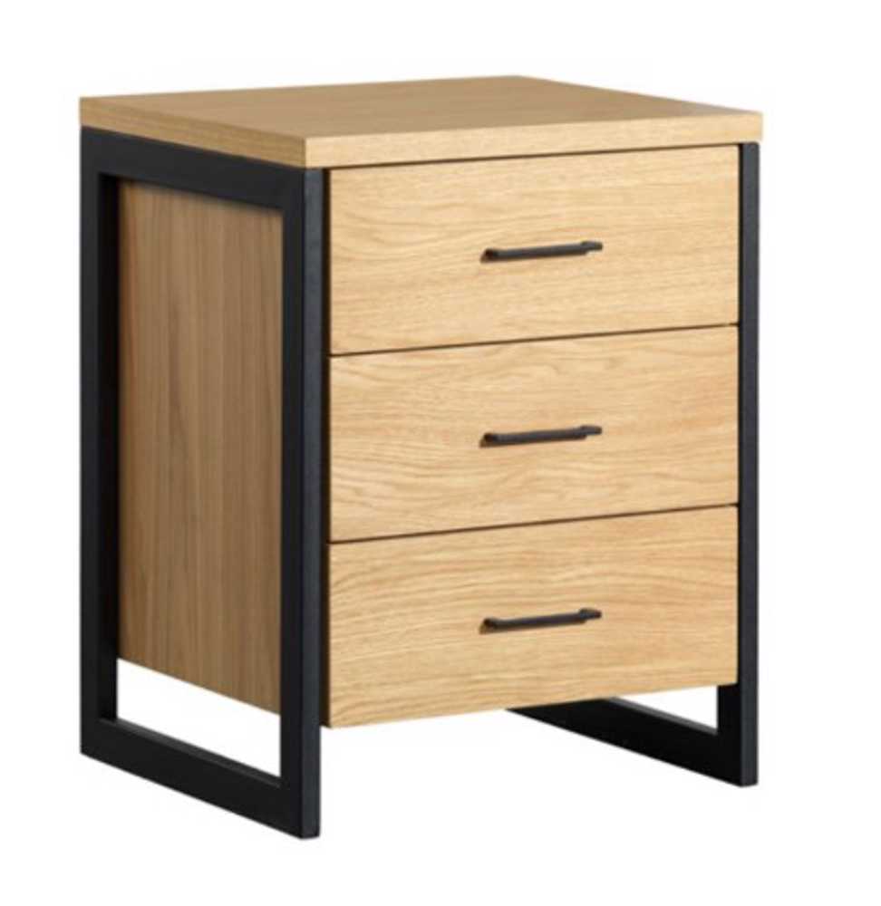 Caresse nachtkastje OAK, 3 lades 46x43x60