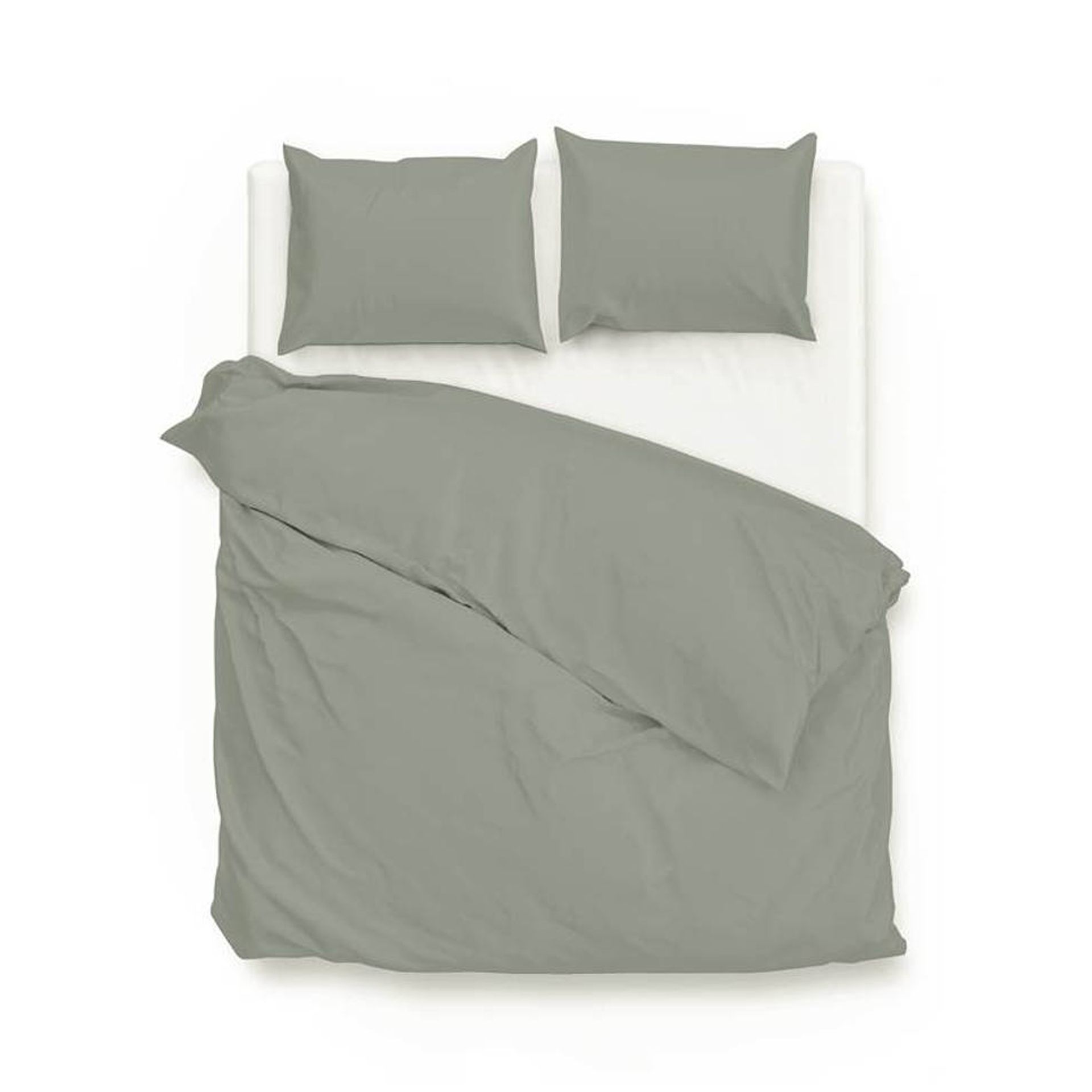 Zo!Home - Satinado iron grey - Dekbedovertrek