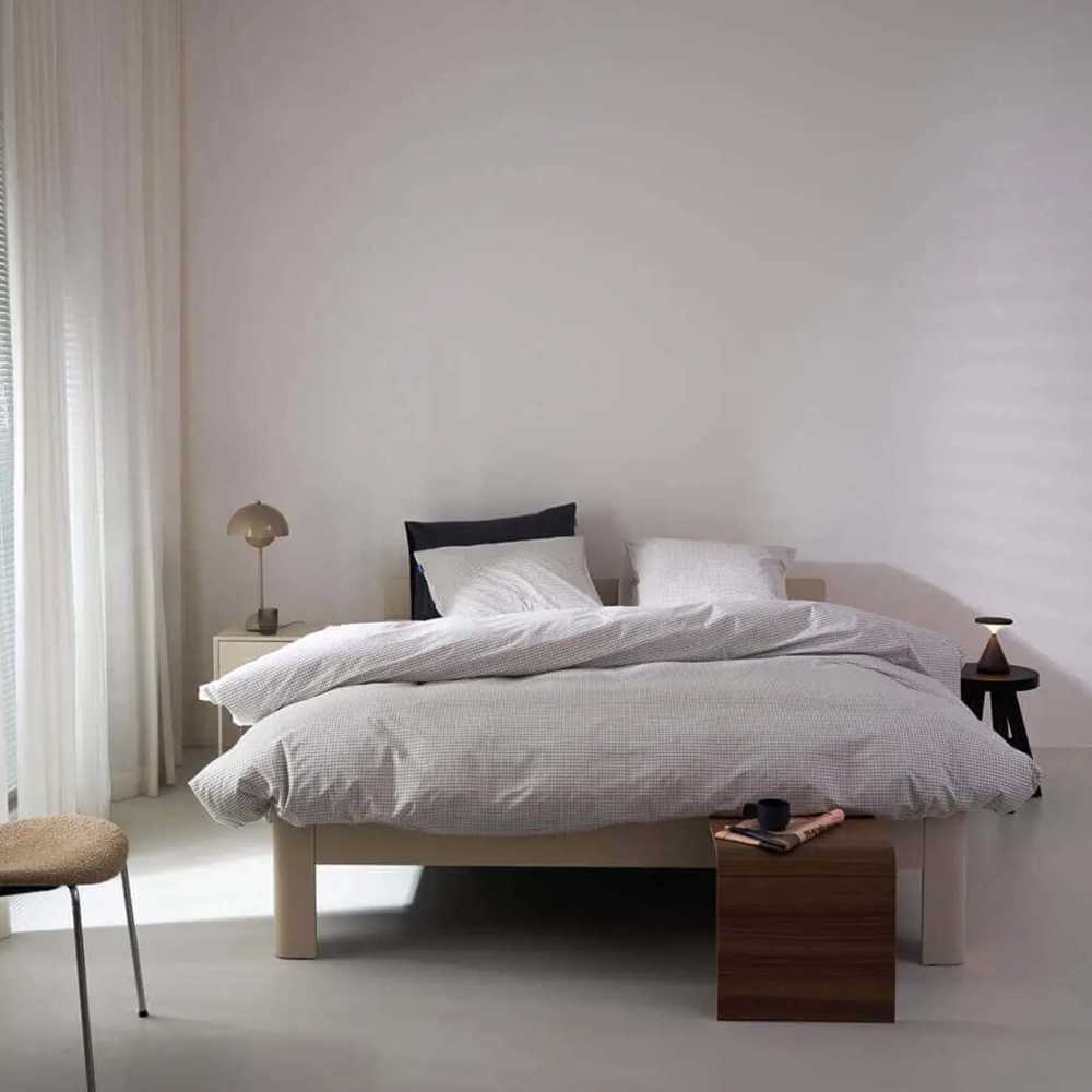 Auping - Casual squares pure white dekbedovertrek 