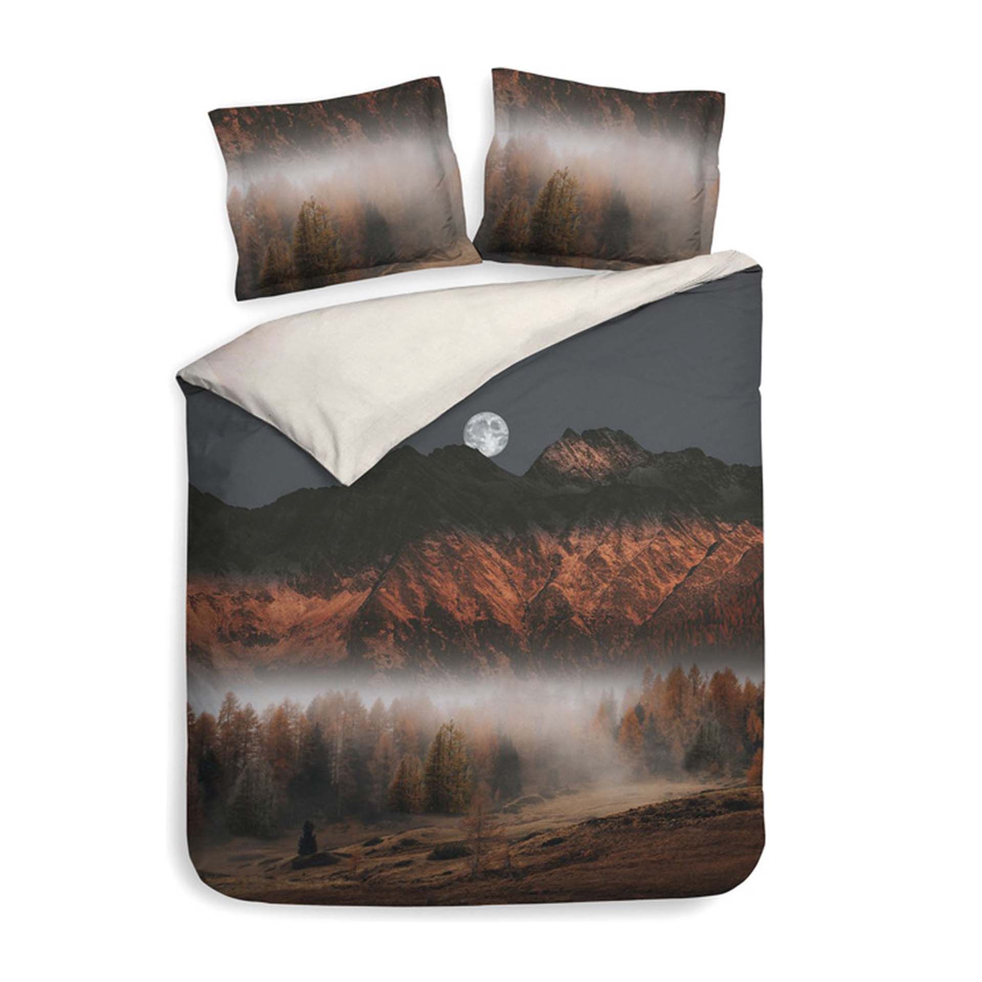 Heckettlane - Wilsey dark grey Dekbedovertrek