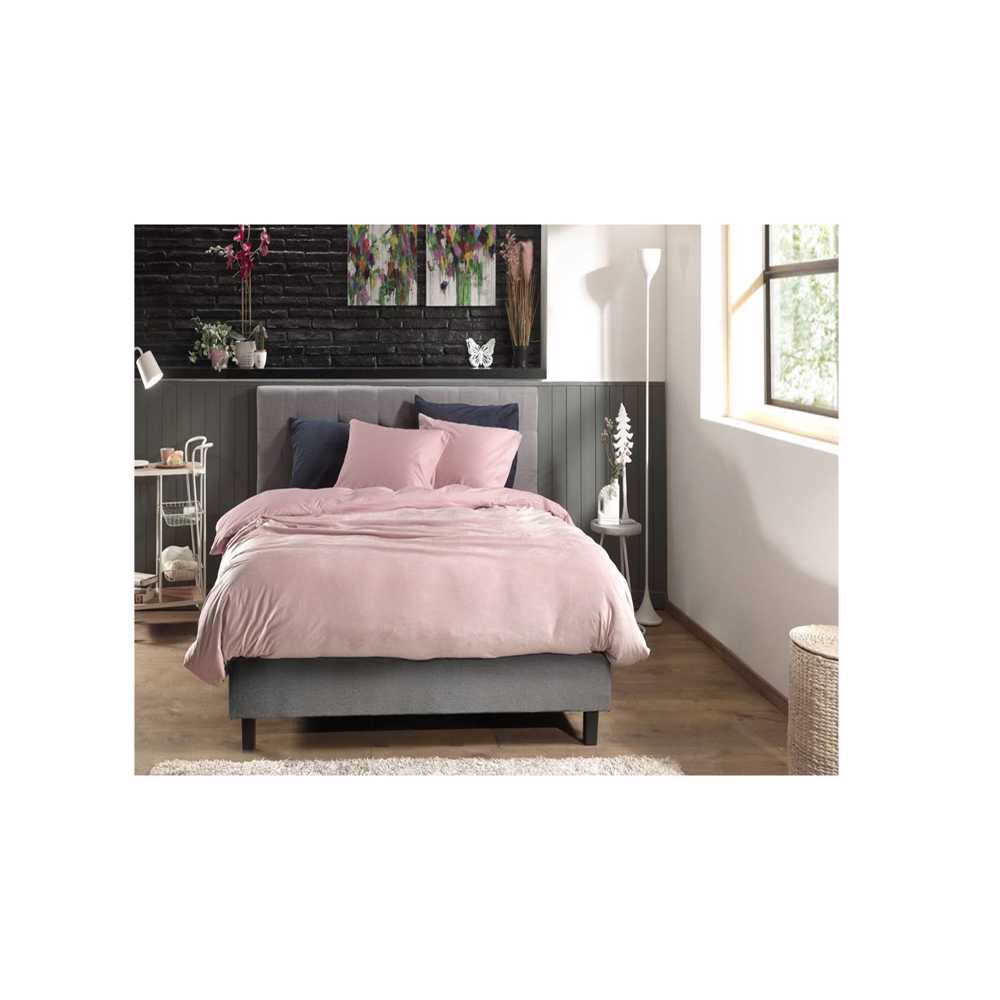 Zo!Home - Velluto shady pink - Dekbedovertrek