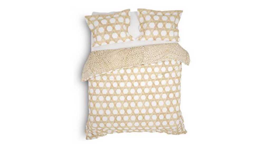 Heckettlane - Inaya cane beige - Dekbedovertrek