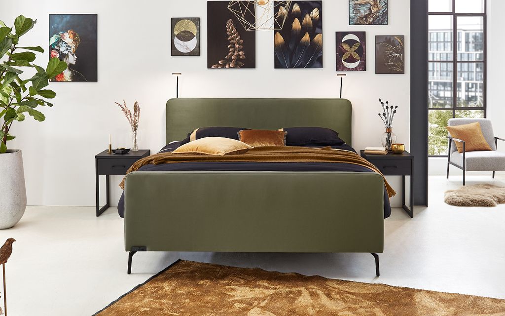 Caresse Boxspring 3010 elektrisch verstelbaar incl. voetbord Jubileum Collectie
