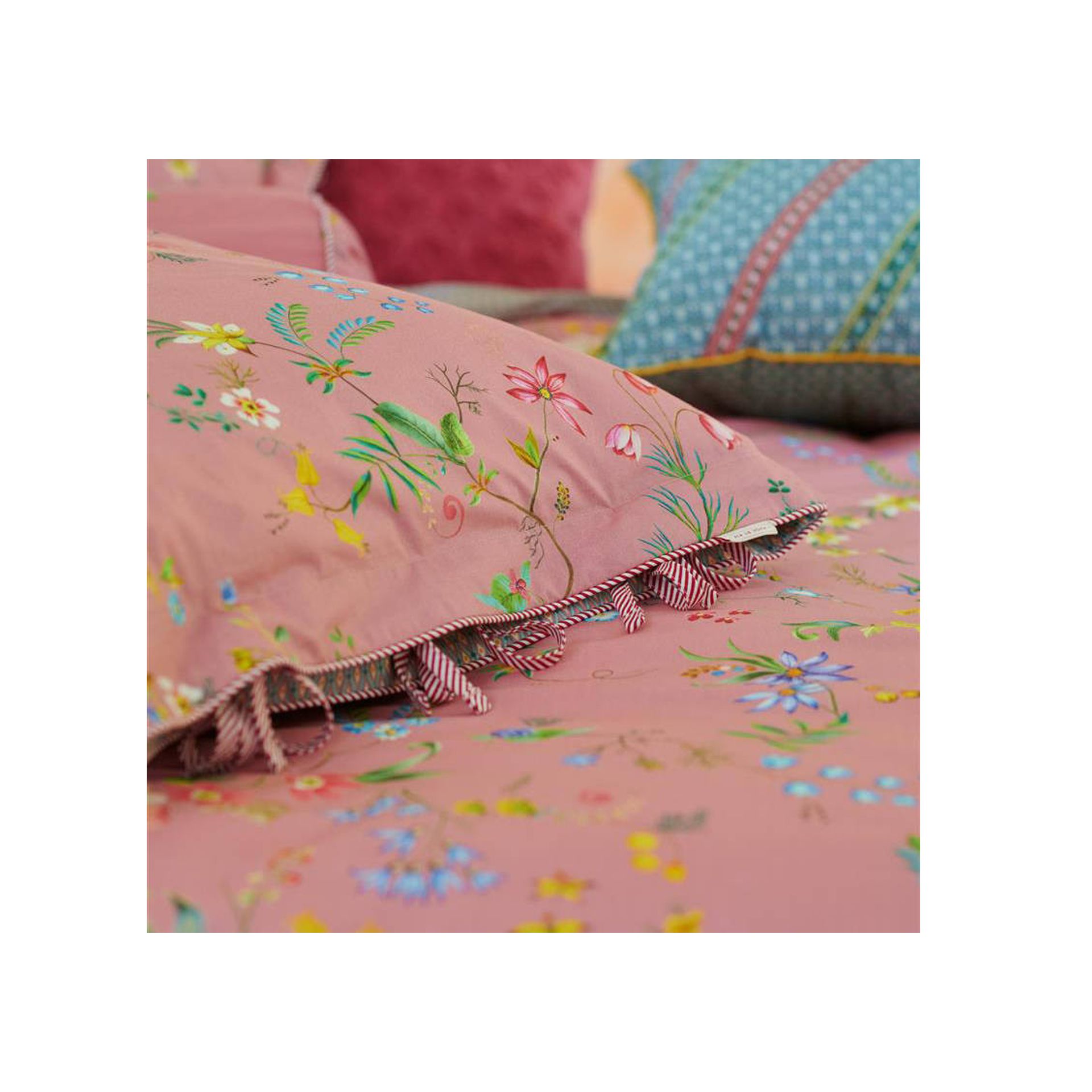 PIP Petites Fleurs pink -  dekbedovertrek