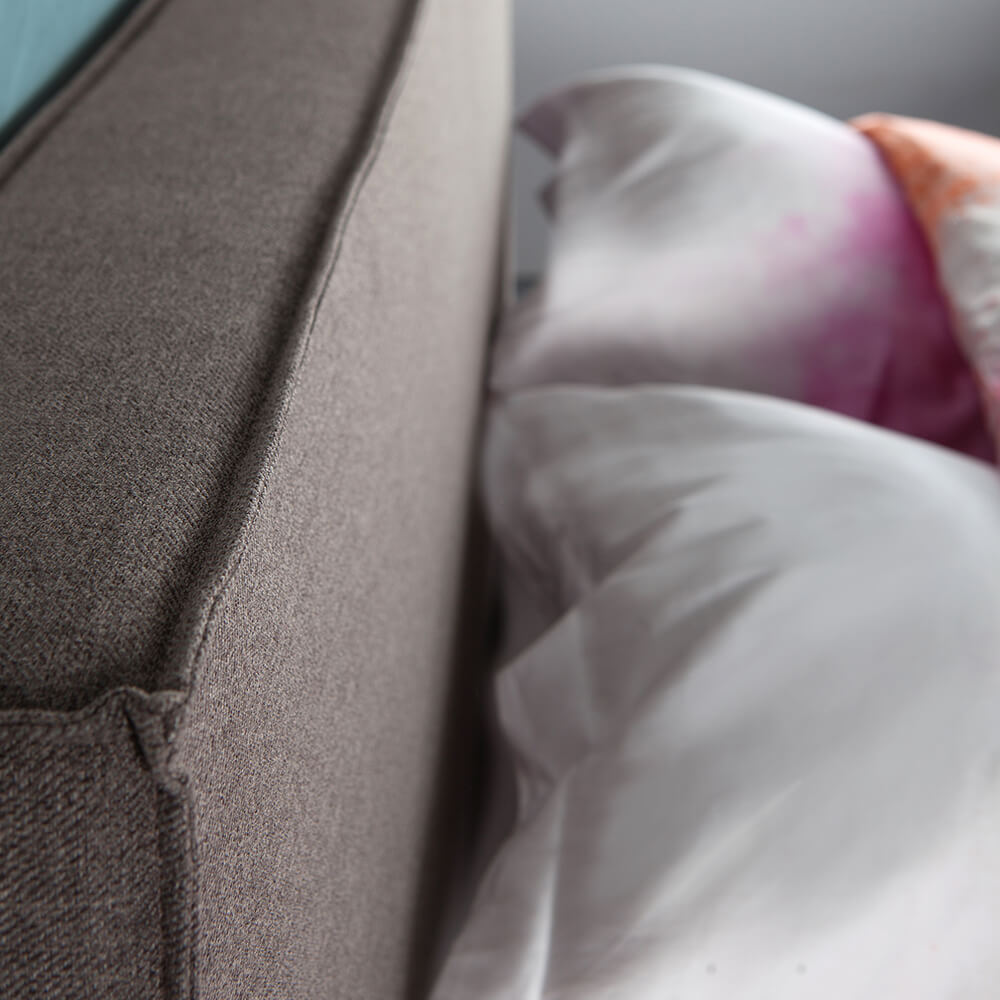 Caresse 3850 Vlak boxspring in moderne slaapkamer inrichting