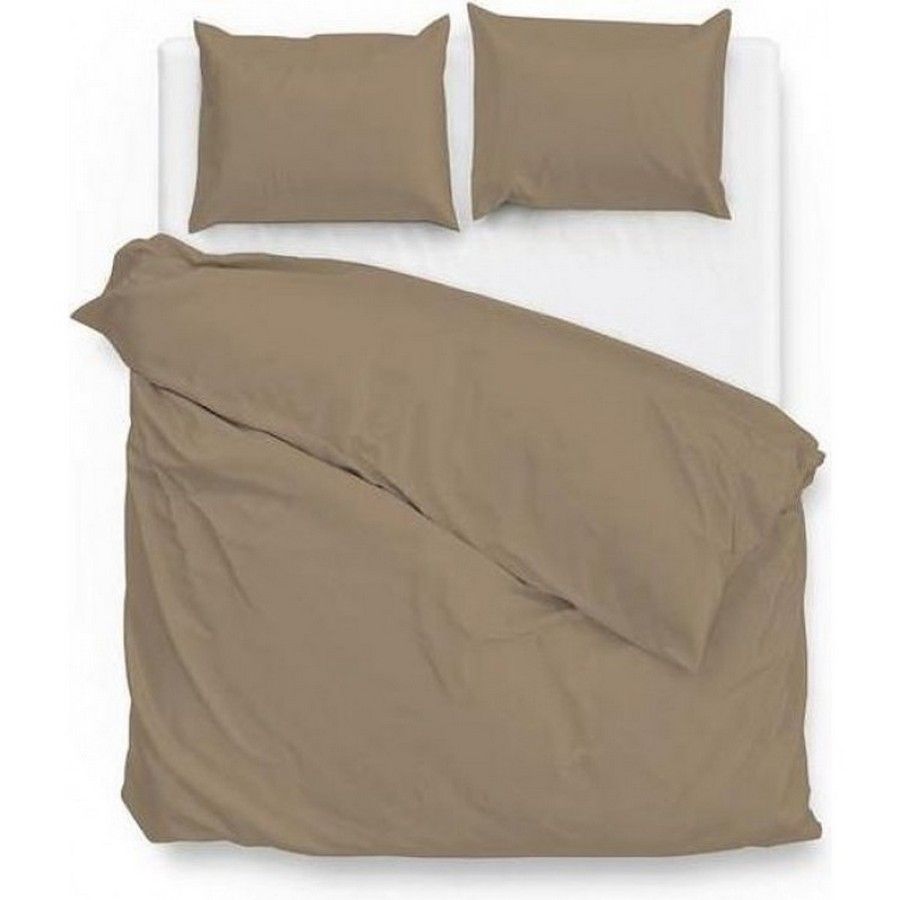 Zo!Home - Satinado praline brown Dekbedovertrek