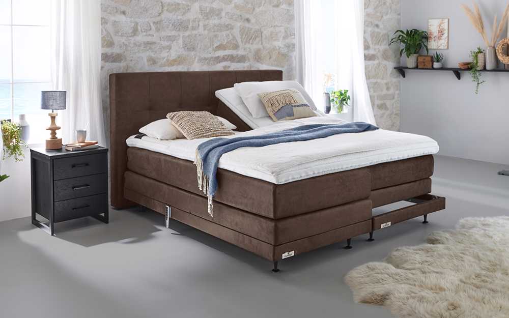 Caresse Boxspring 7000 elektrisch verstelbaar Gold Collection